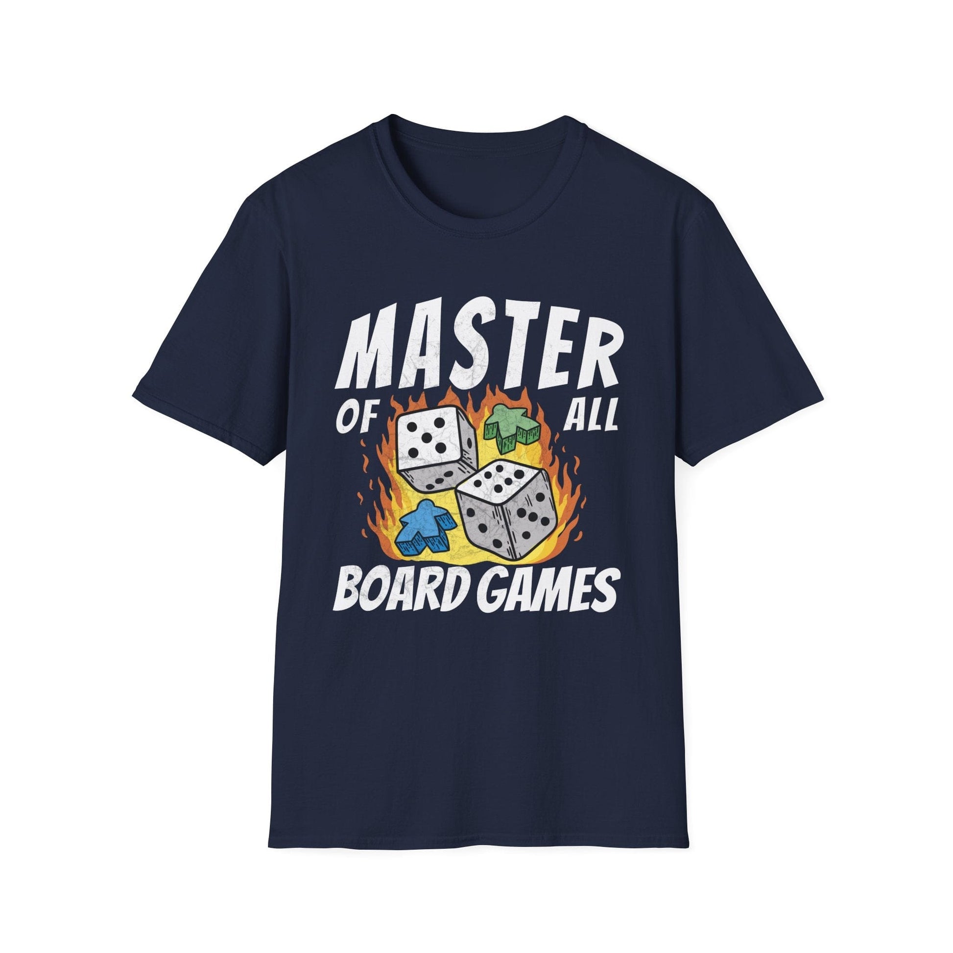 Printify T-Shirt Navy / S Master of All Board Games Unisex T-shirt