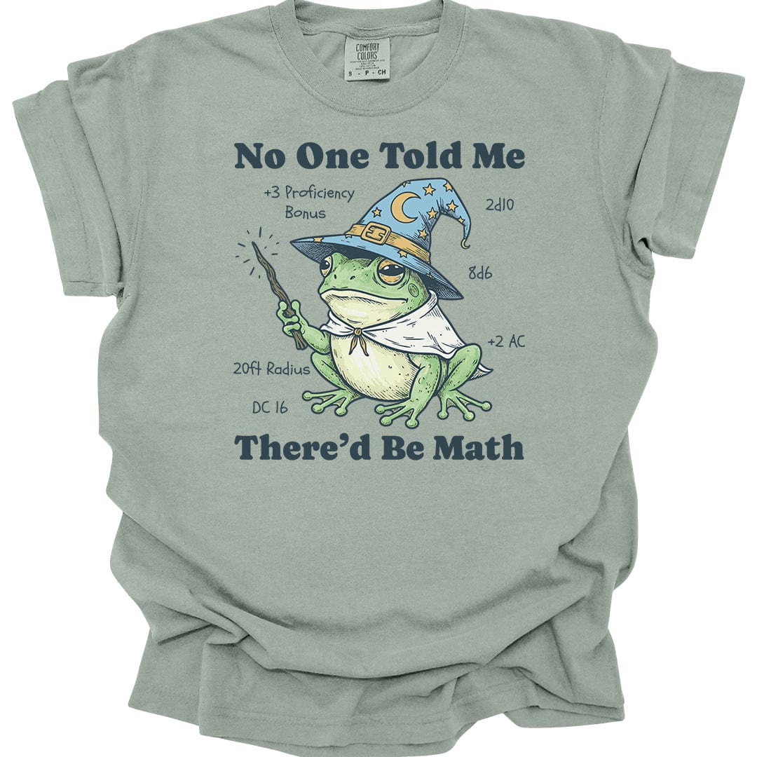 Printify T-Shirt Bay / S Math D&D T-Shirt - Comfort Colors