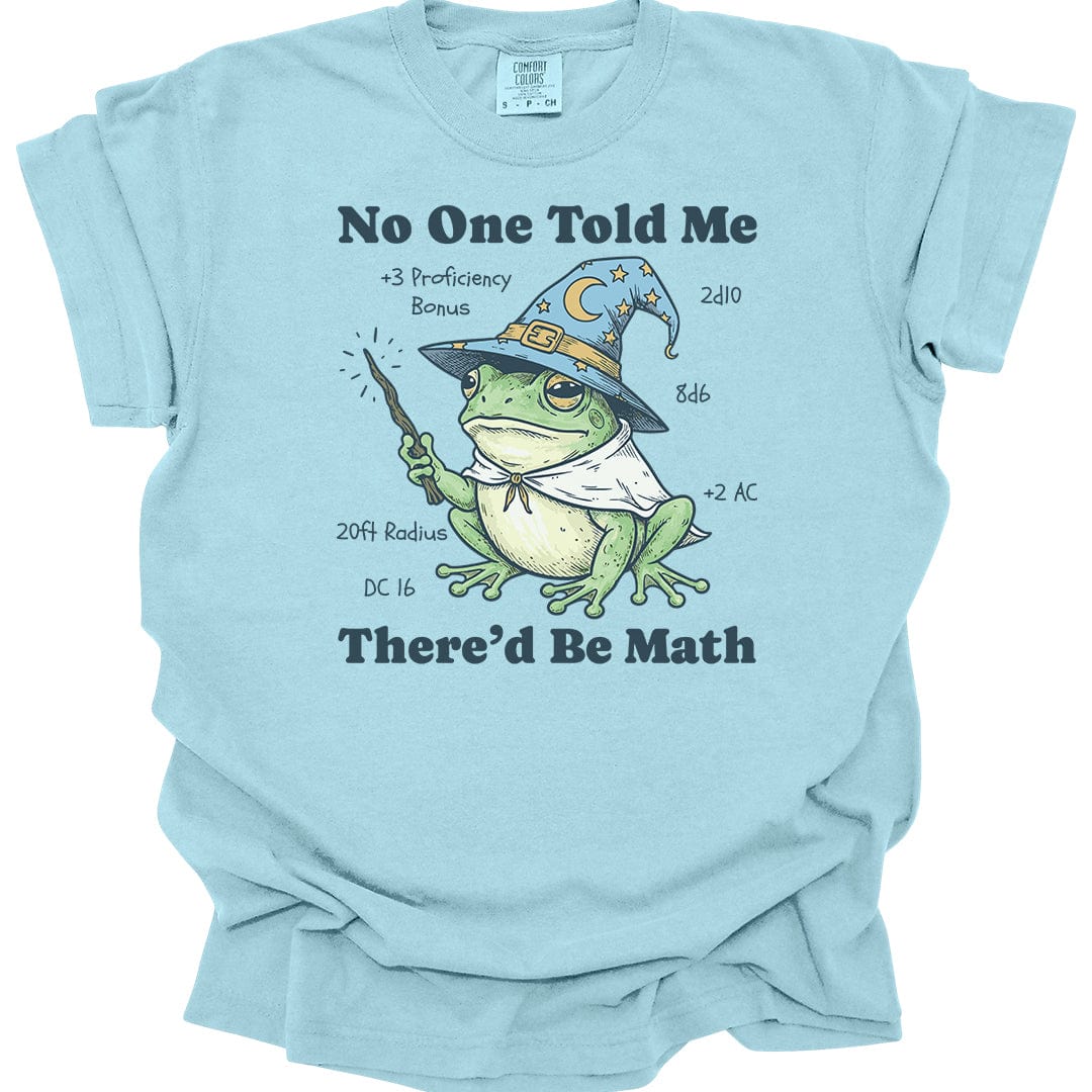 Printify T-Shirt Chambray / S Math D&D T-Shirt - Comfort Colors