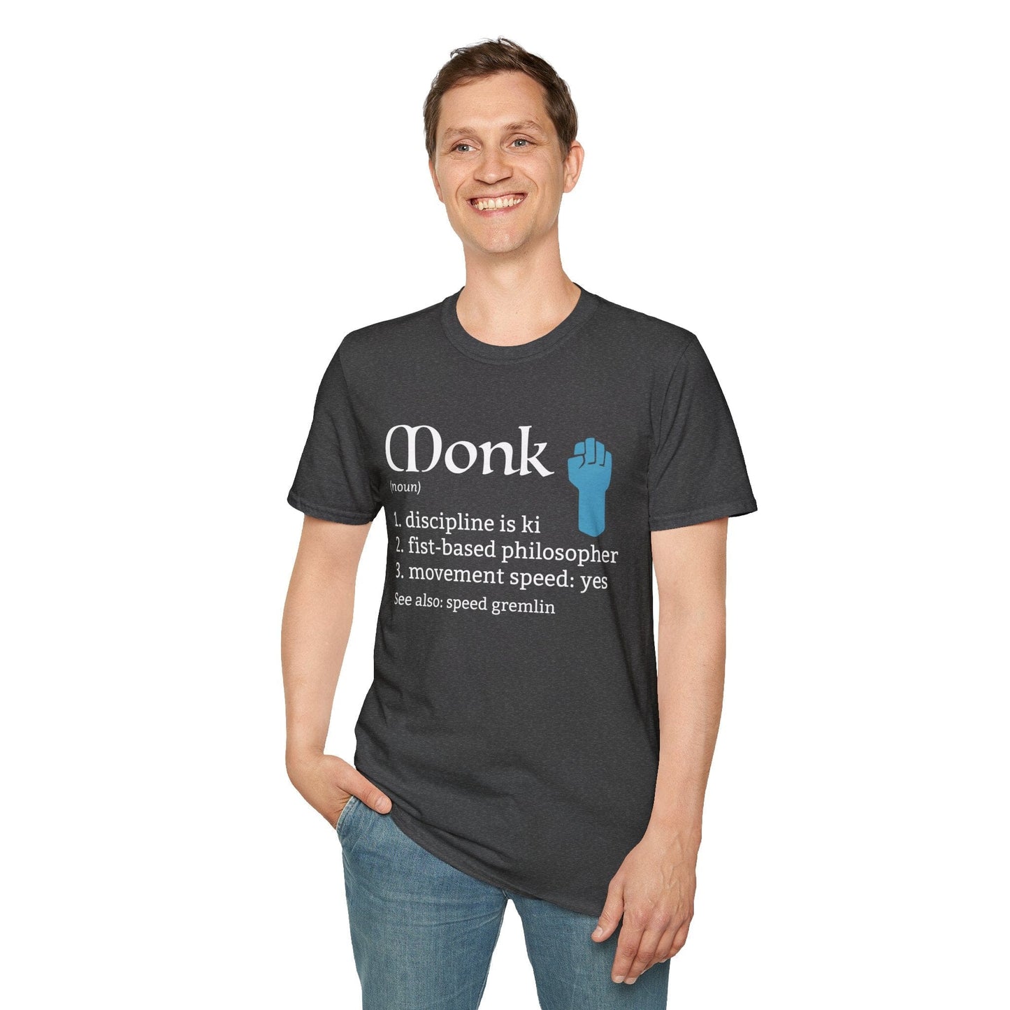 Printify T-Shirt Monk Class Definition T-Shirt