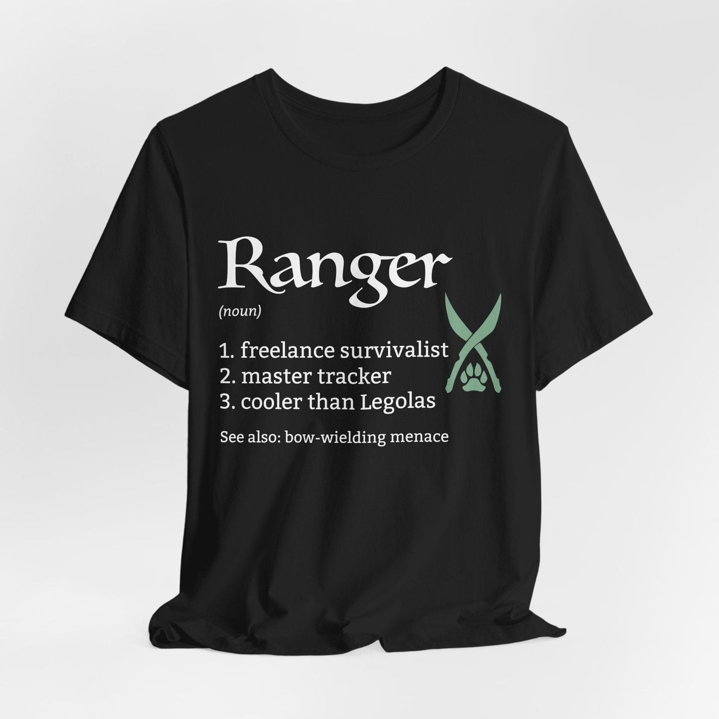 Printify T-Shirt Black / S Ranger Class Definition T-Shirt