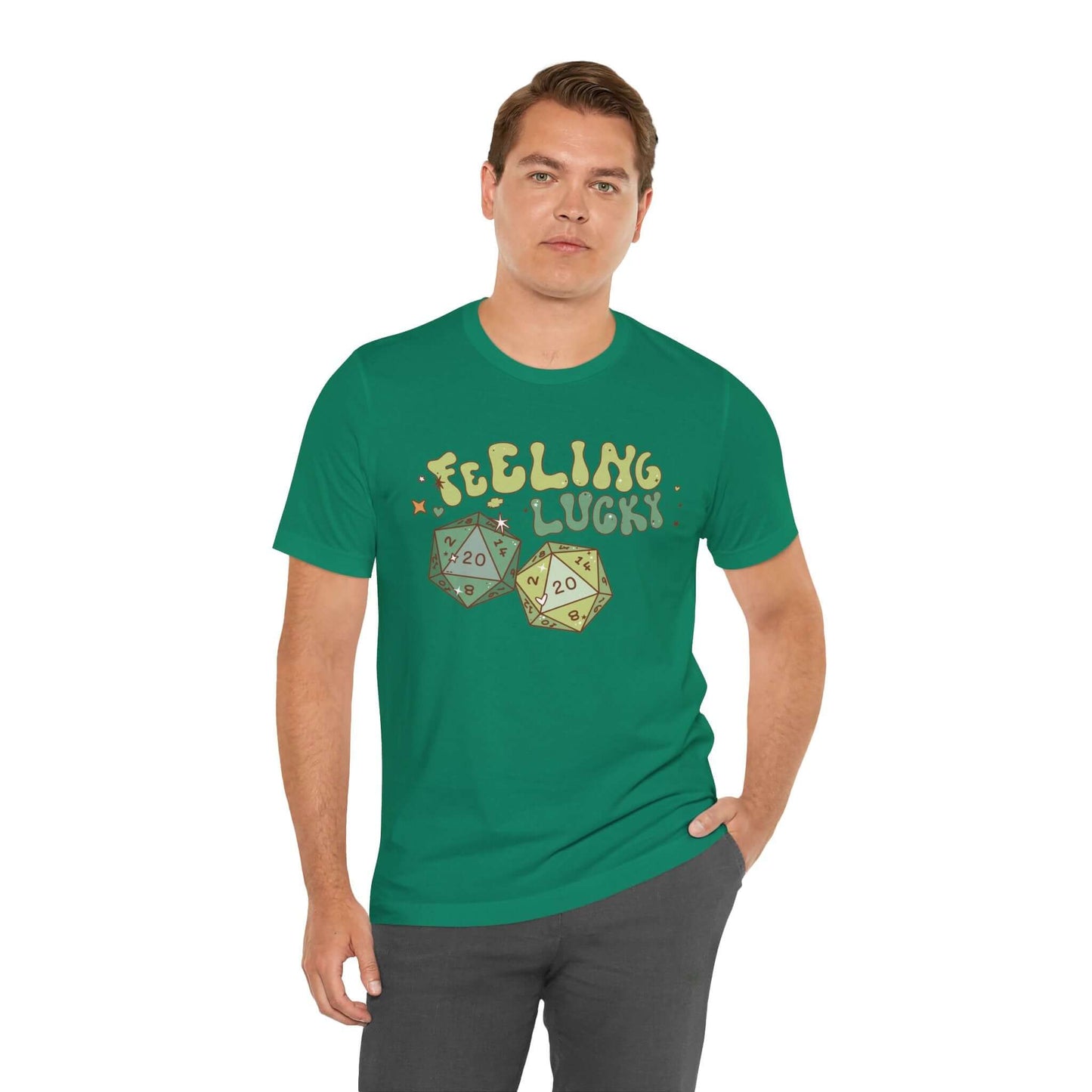 Printify T-Shirt St. Patricks Day DnD Shirt