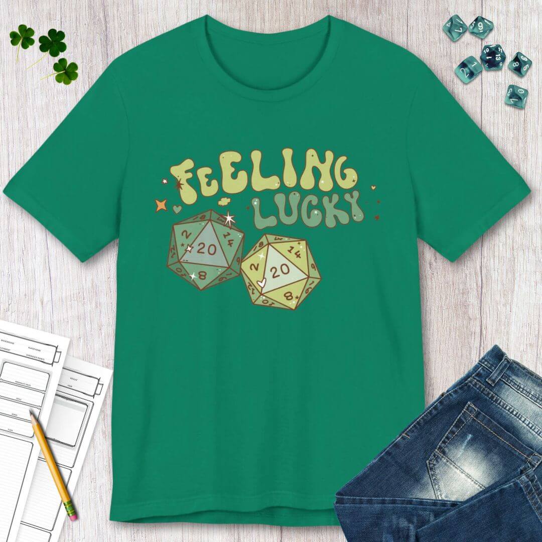 Printify T-Shirt Kelly / S St. Patricks Day DnD Shirt