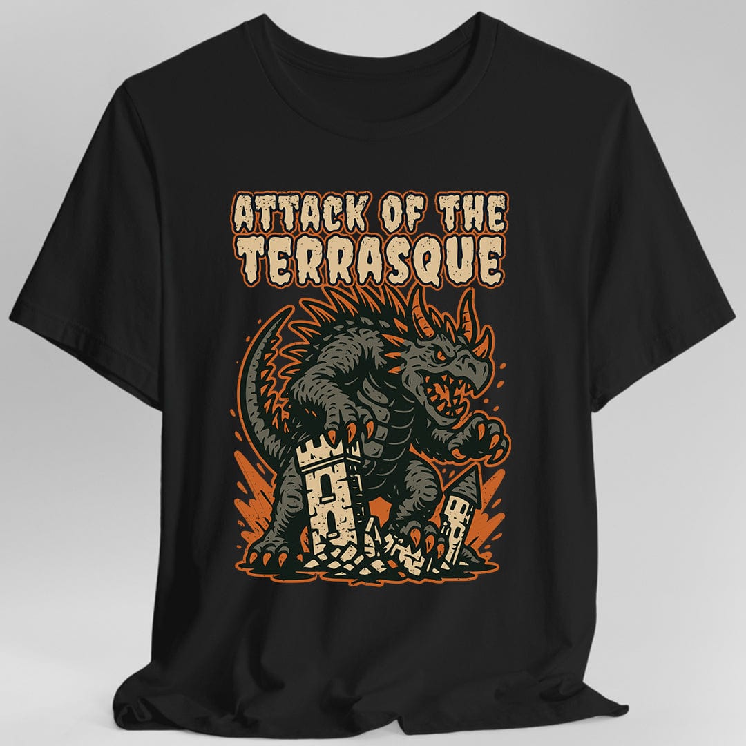 Printify T-Shirt Black / S Terrasque Monster T-Shirt