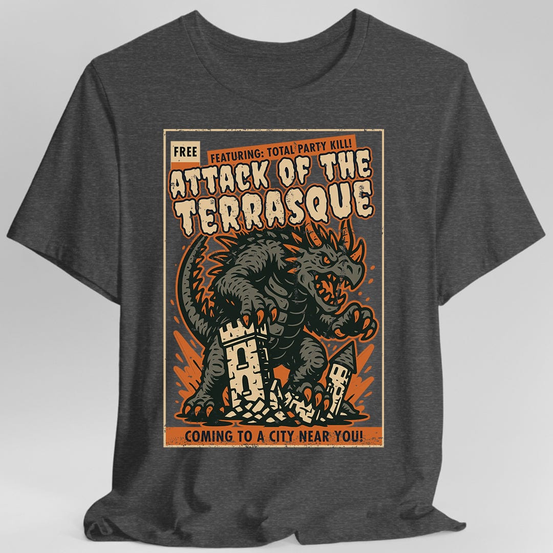 Printify T-Shirt Dark Heather / S Terrasque Movie Poster T-Shirt