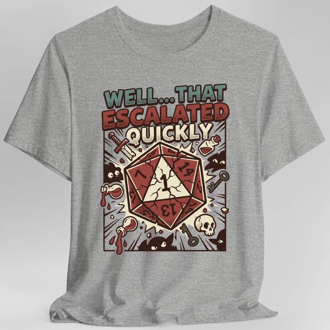 Printify T-Shirt Sport Grey / S That Escalated Quickly T-Shirt