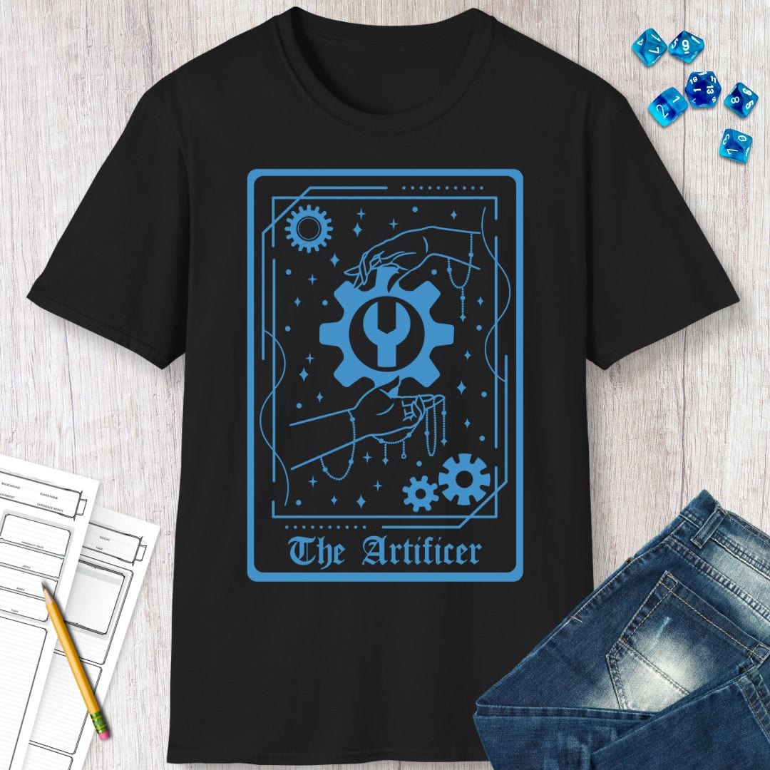 Printify T-Shirt The Artificer Tarot Card T-Shirt