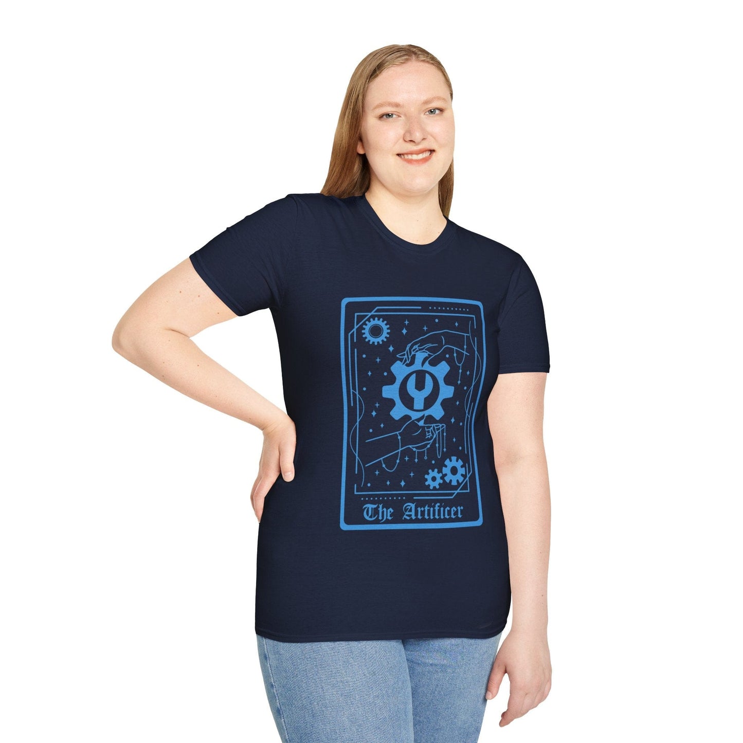 Printify T-Shirt The Artificer Tarot Card T-Shirt