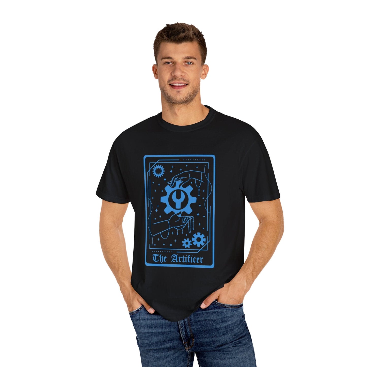 Printify T-Shirt The Artificer Tarot Card T-Shirt - Comfort Colors