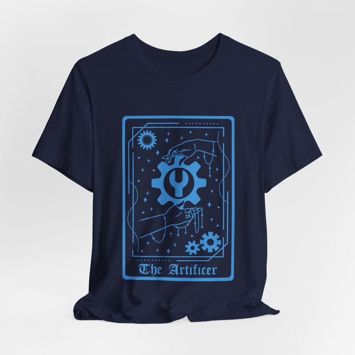 Printify T-Shirt Navy / S The Artificer Tarot Card T-Shirt
