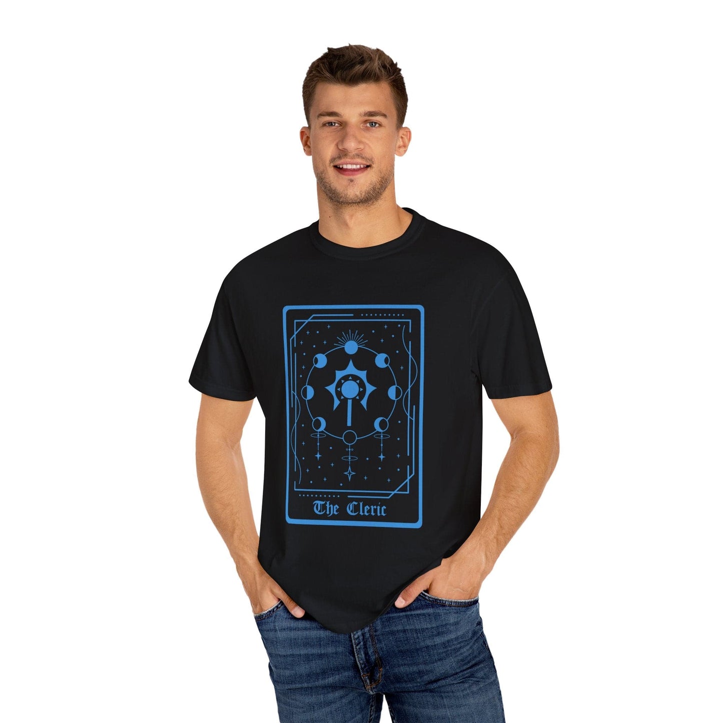 Printify T-Shirt The Cleric Tarot Card T-Shirt - Comfort Colors