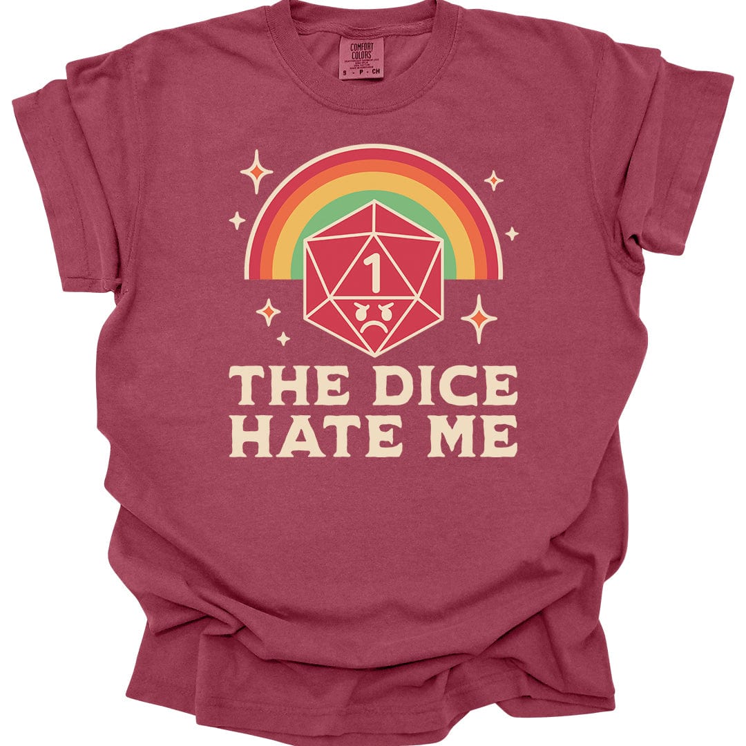 Printify T-Shirt Chili / S The Dice Hate Me T-Shirt - Comfort Colors
