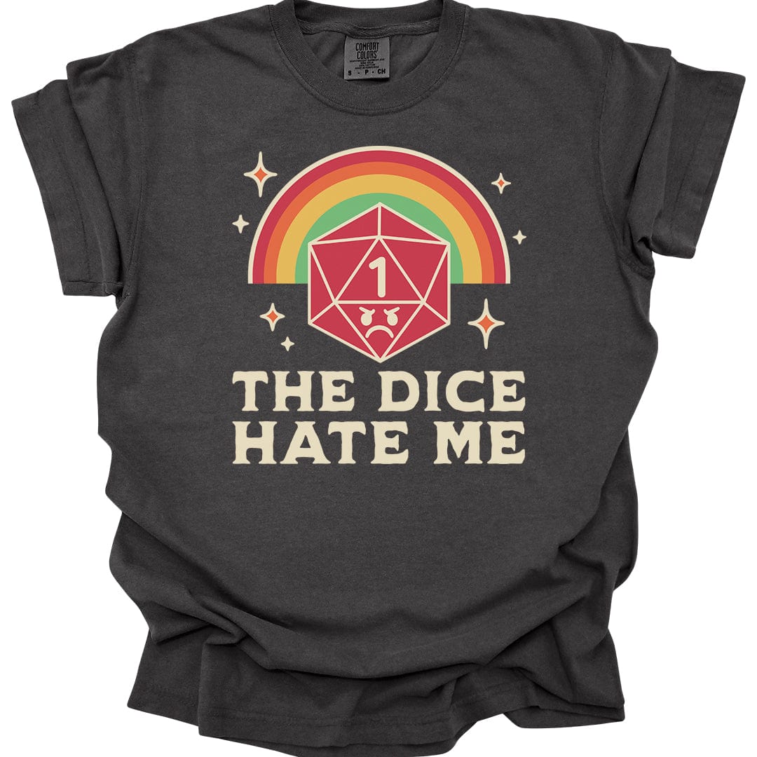 Printify T-Shirt Pepper / S The Dice Hate Me T-Shirt - Comfort Colors