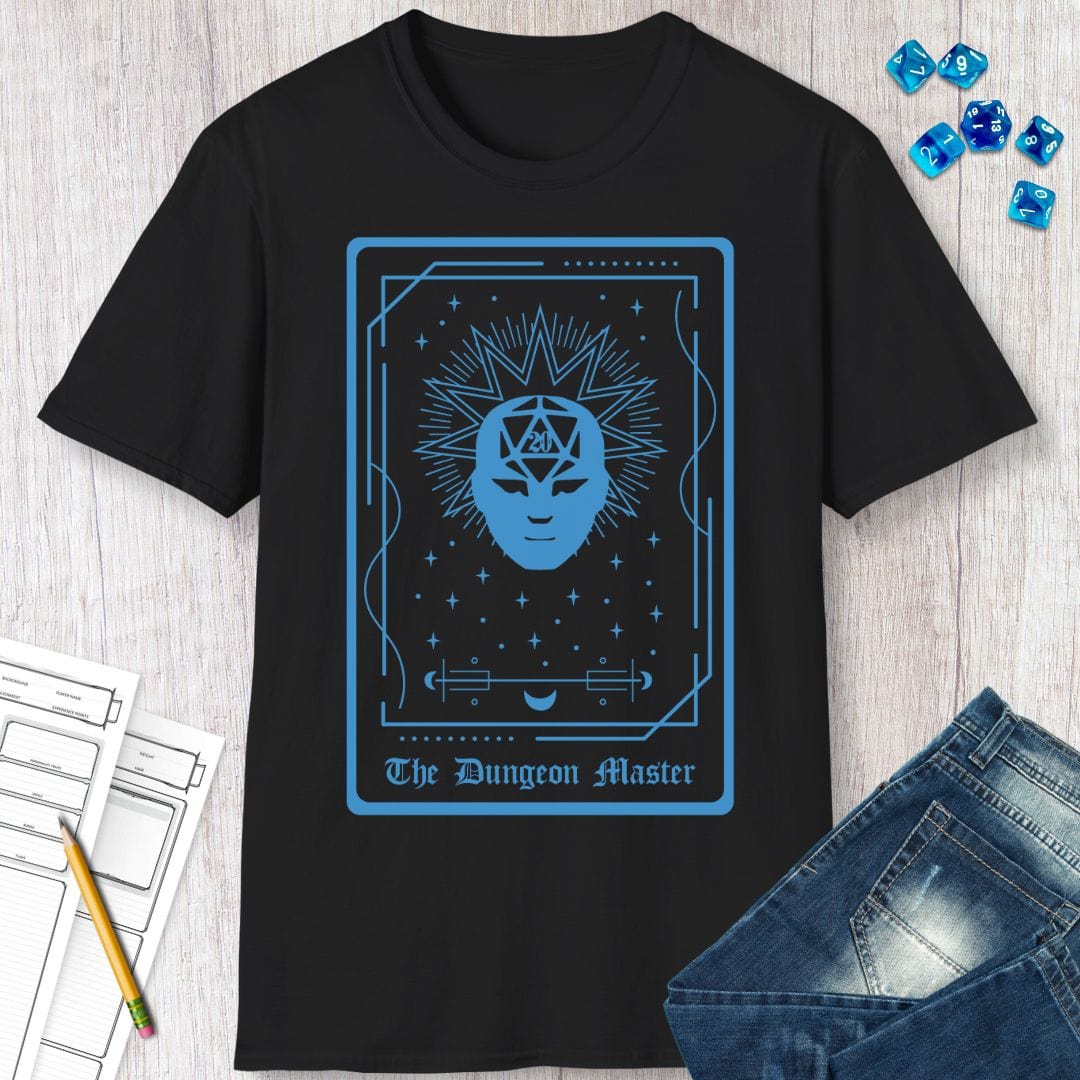 Printify T-Shirt The Dungeon Master Tarot Card T-Shirt