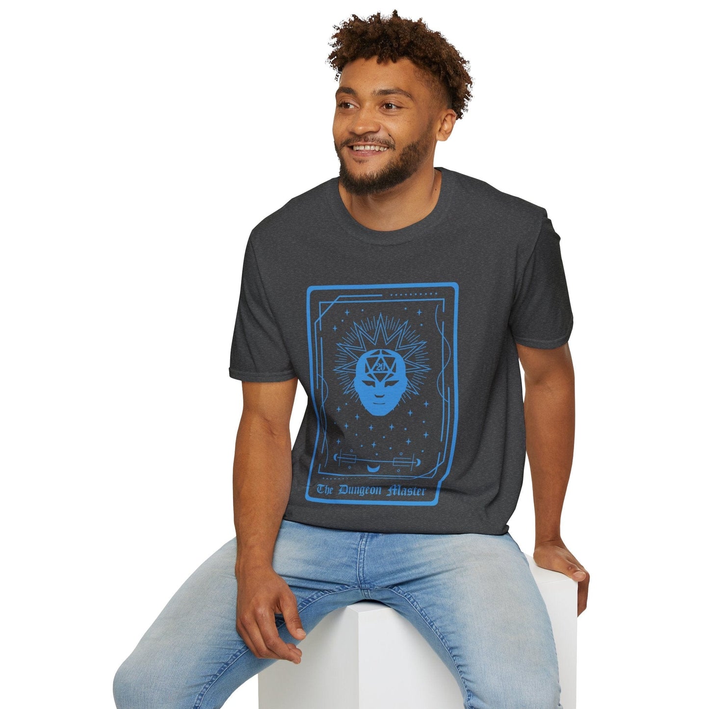 Printify T-Shirt The Dungeon Master Tarot Card T-Shirt