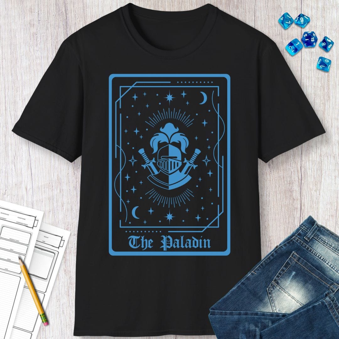 Printify T-Shirt The Paladin Tarot Card T-Shirt