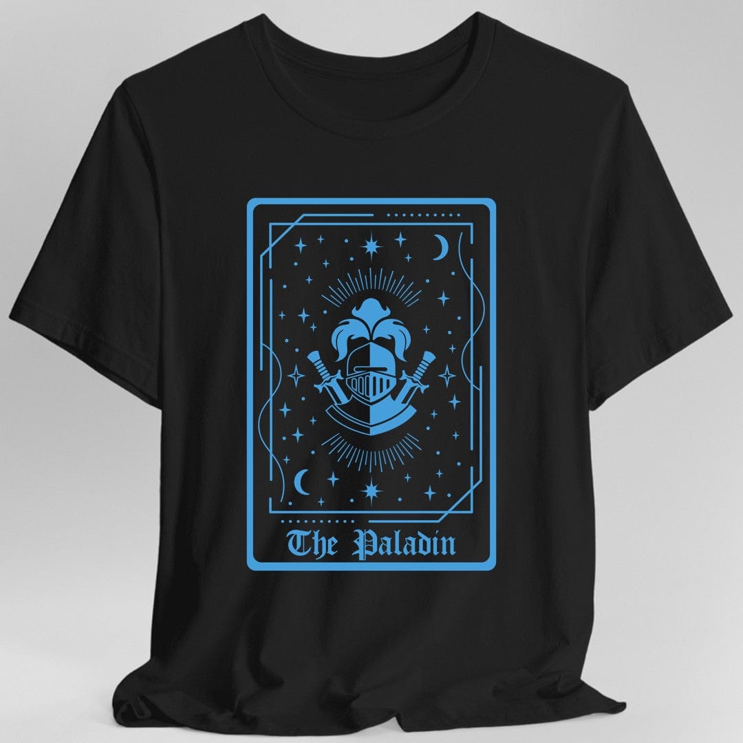 Printify T-Shirt Black / S The Paladin Tarot Card T-Shirt