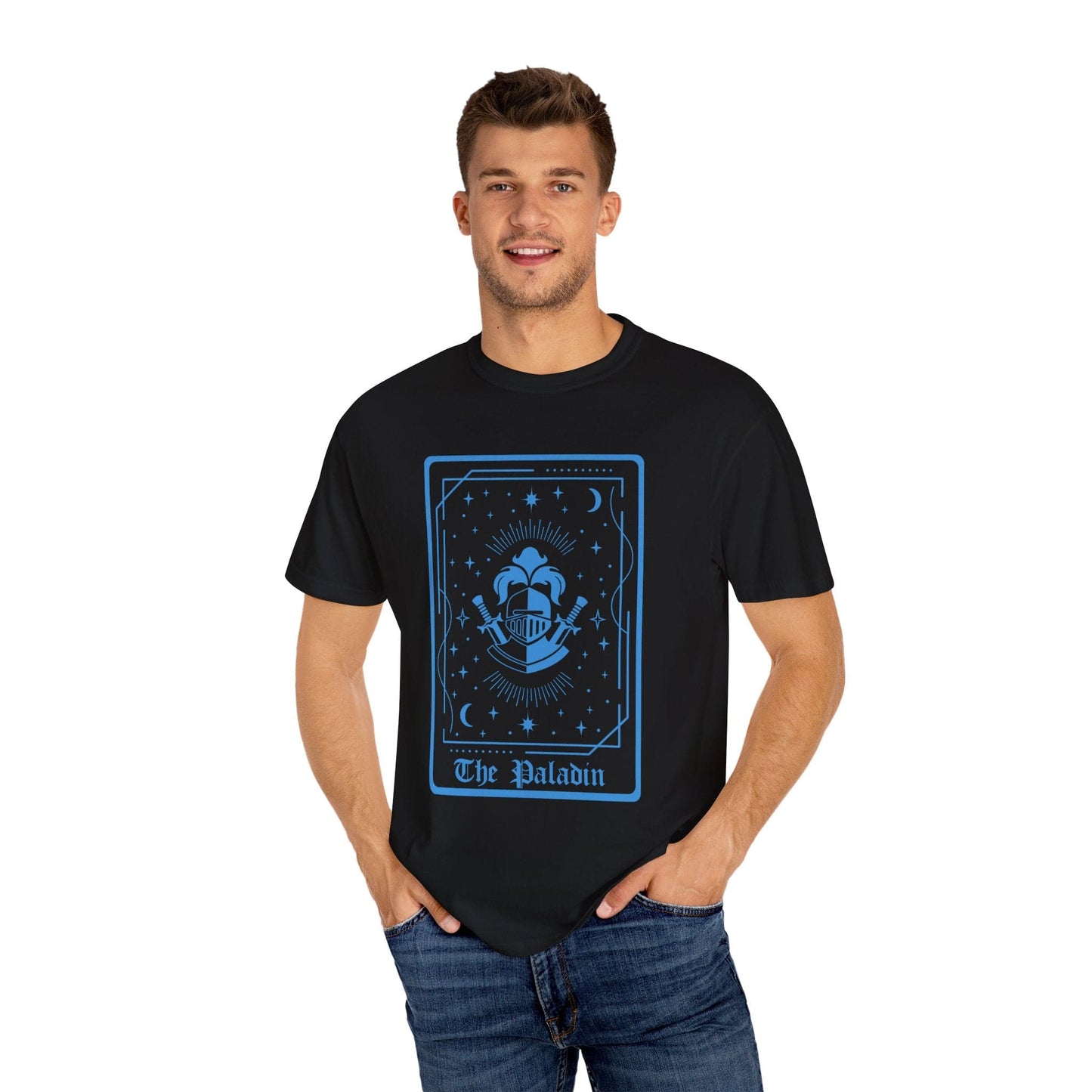 Printify T-Shirt The Paladin Tarot Card T-Shirt - Comfort Colors