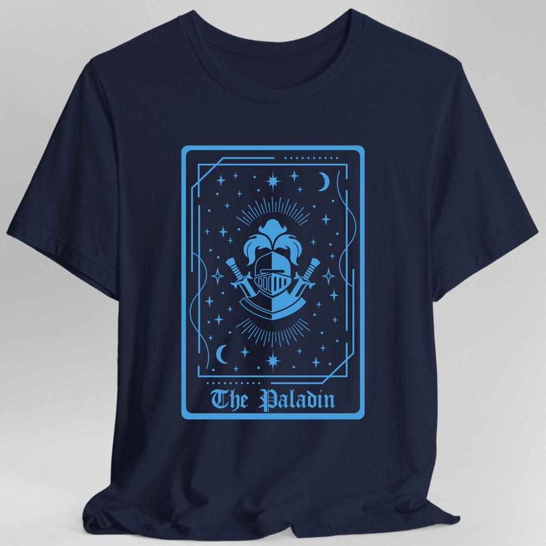 Printify T-Shirt Navy / S The Paladin Tarot Card T-Shirt