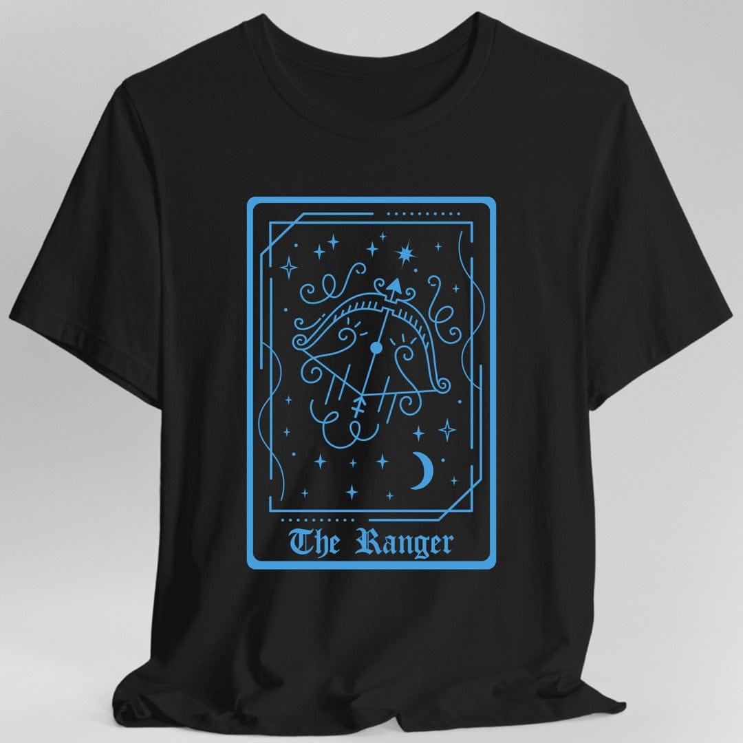 Printify T-Shirt Black / S The Ranger Tarot Card T-Shirt