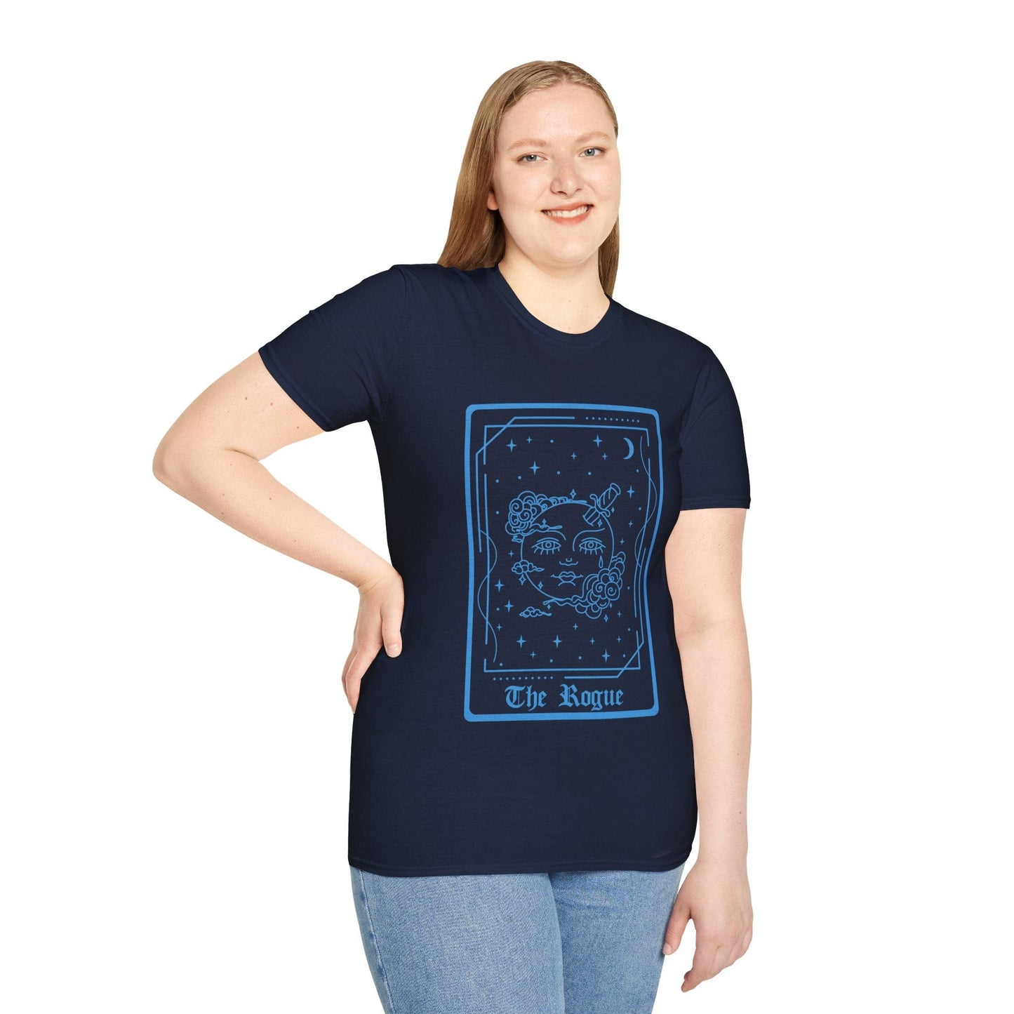 Printify T-Shirt The Rogue Tarot Card T-Shirt