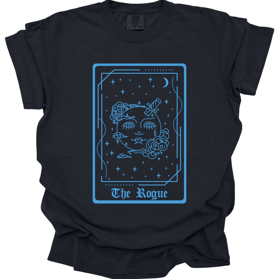 Printify T-Shirt Black / S The Rogue Tarot Card T-Shirt - Comfort Colors