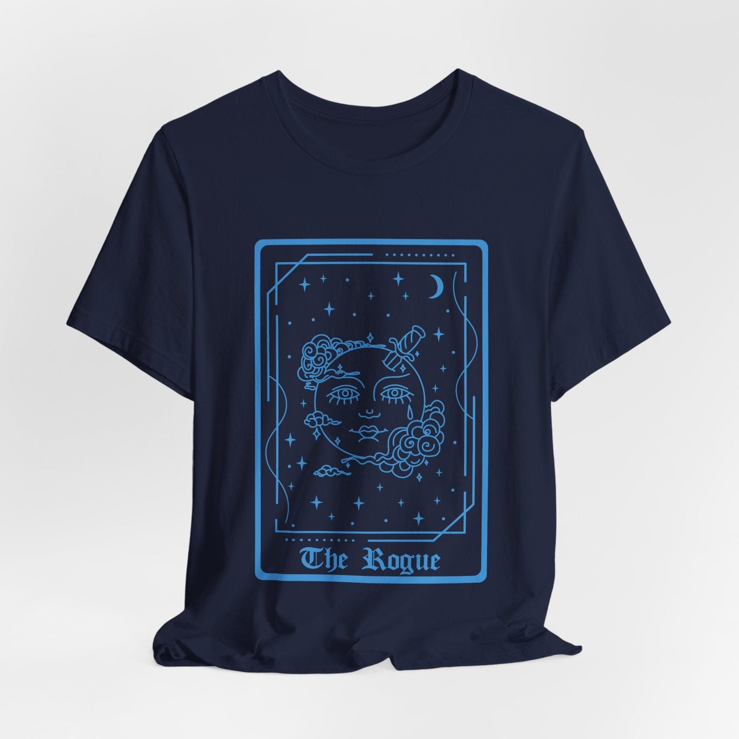 Printify T-Shirt Navy / S The Rogue Tarot Card T-Shirt
