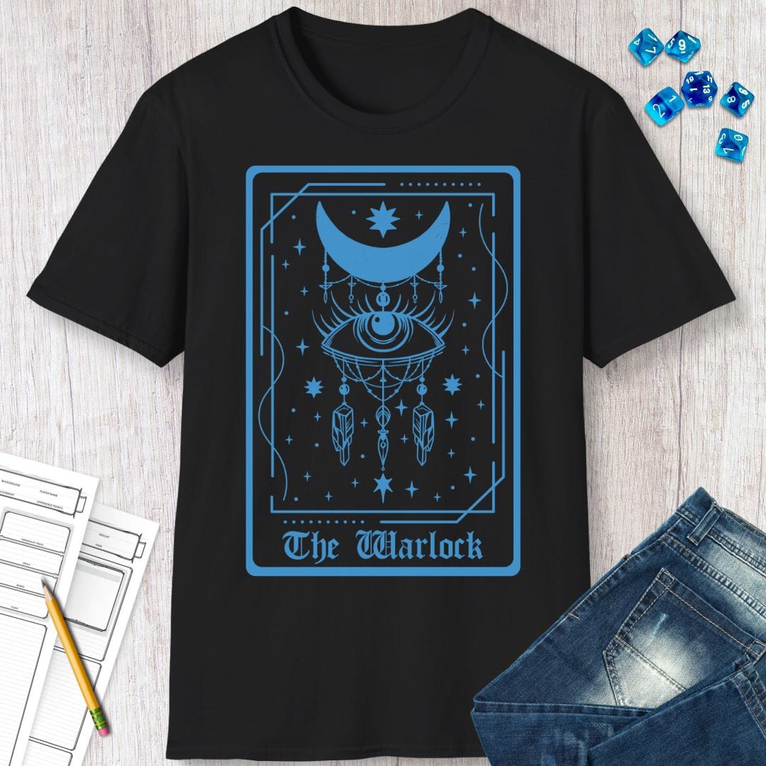 Printify T-Shirt The Warlock Tarot Card T-Shirt