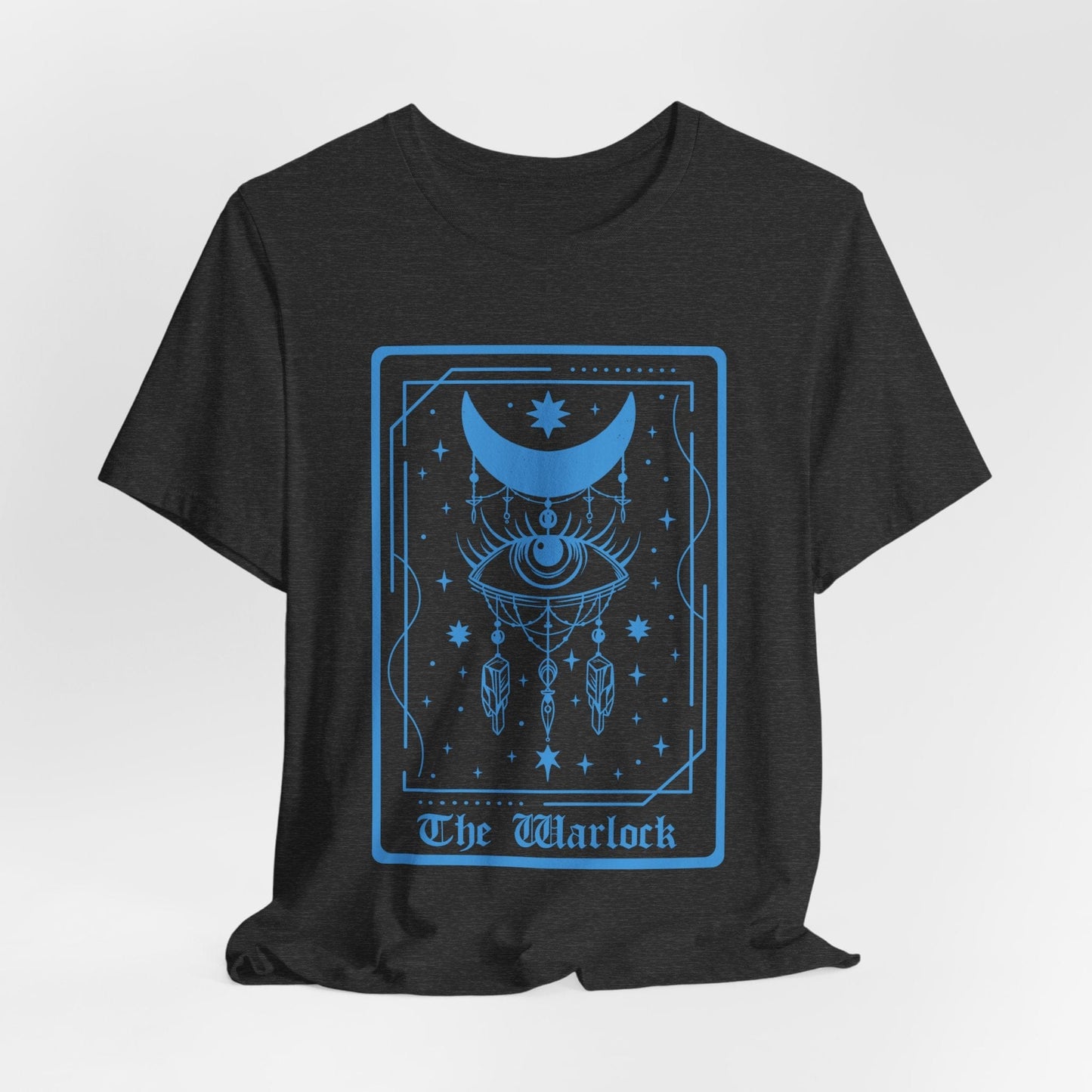 Printify T-Shirt Dark Heather / S The Warlock Tarot Card T-Shirt