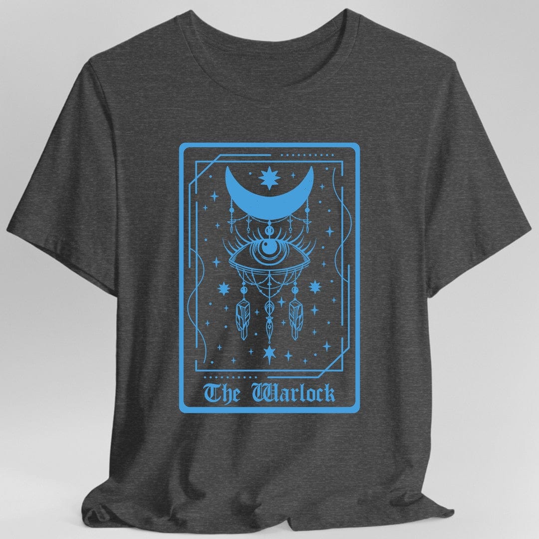 Printify T-Shirt Dark Heather / S The Warlock Tarot Card T-Shirt