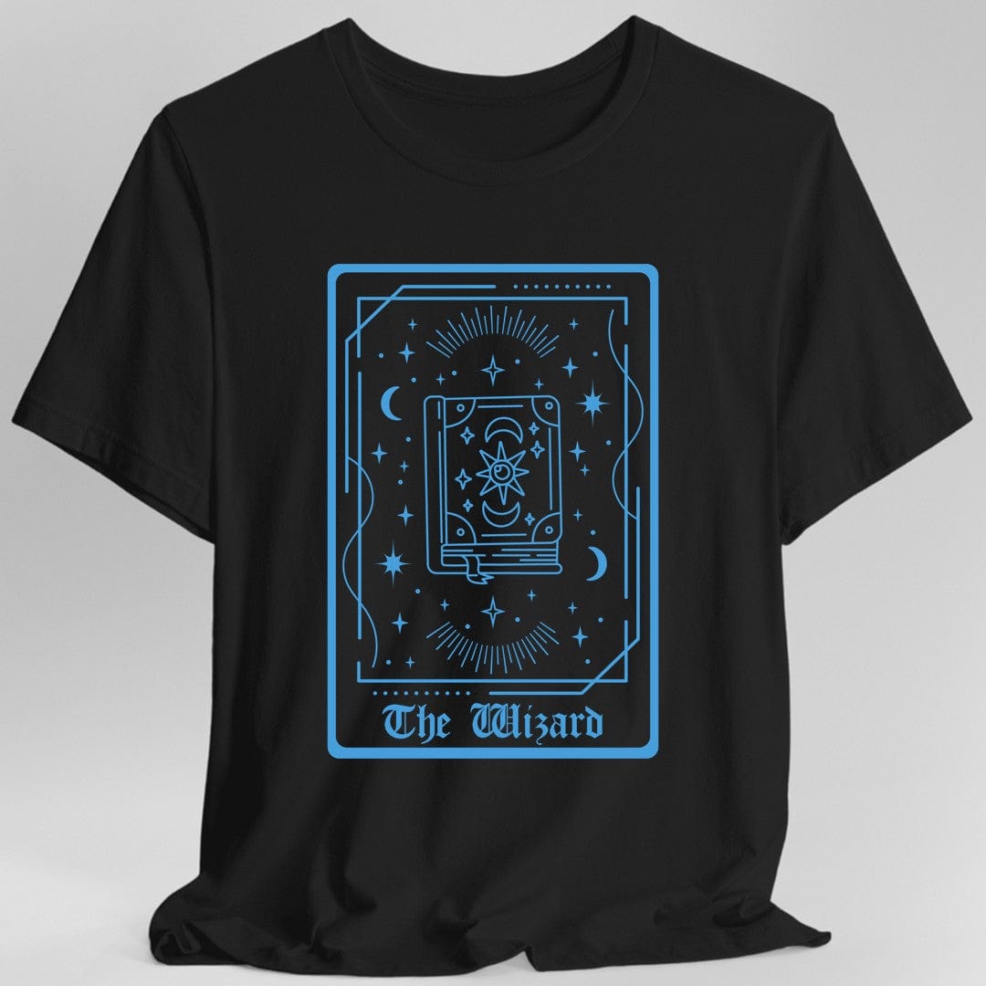 Printify T-Shirt Black / S The Wizard Tarot Card T-Shirt
