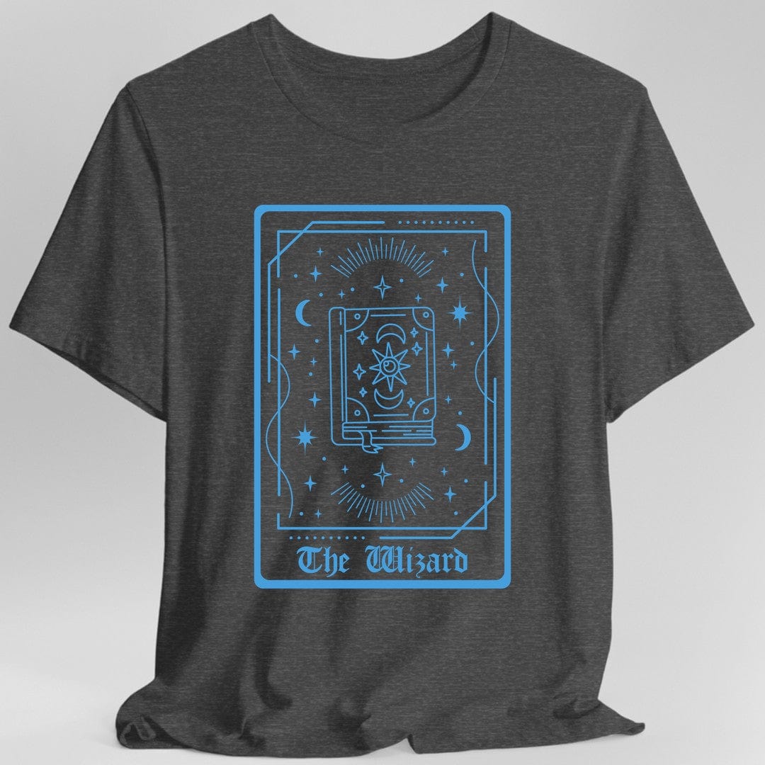 Printify T-Shirt Dark Heather / S The Wizard Tarot Card T-Shirt