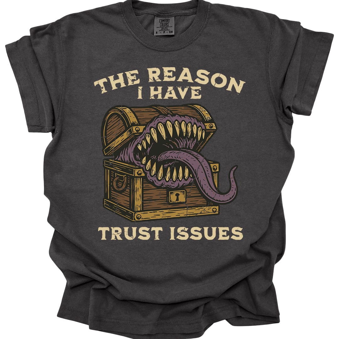 Printify T-Shirt Pepper / S Trust Issues Mimic Shirt - Comfort Colors