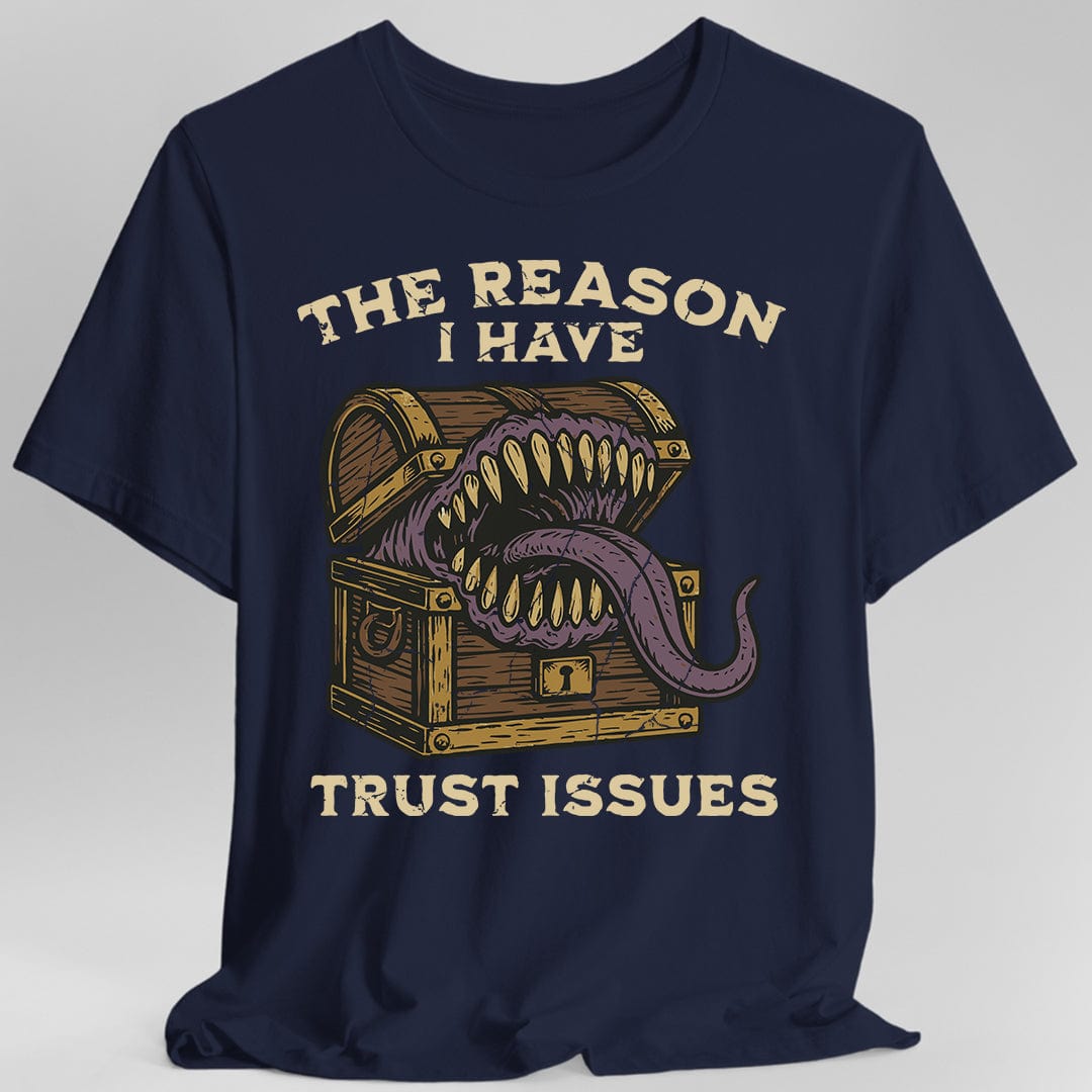 Printify T-Shirt Navy / S Trust Issues Mimic Shirt