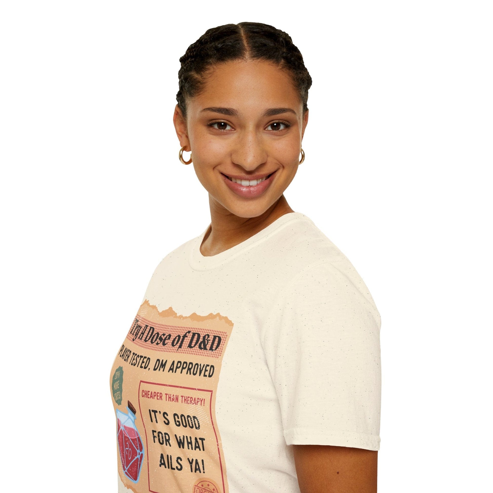 Printify T-Shirt Vintage DnD Health Potion T-Shirt