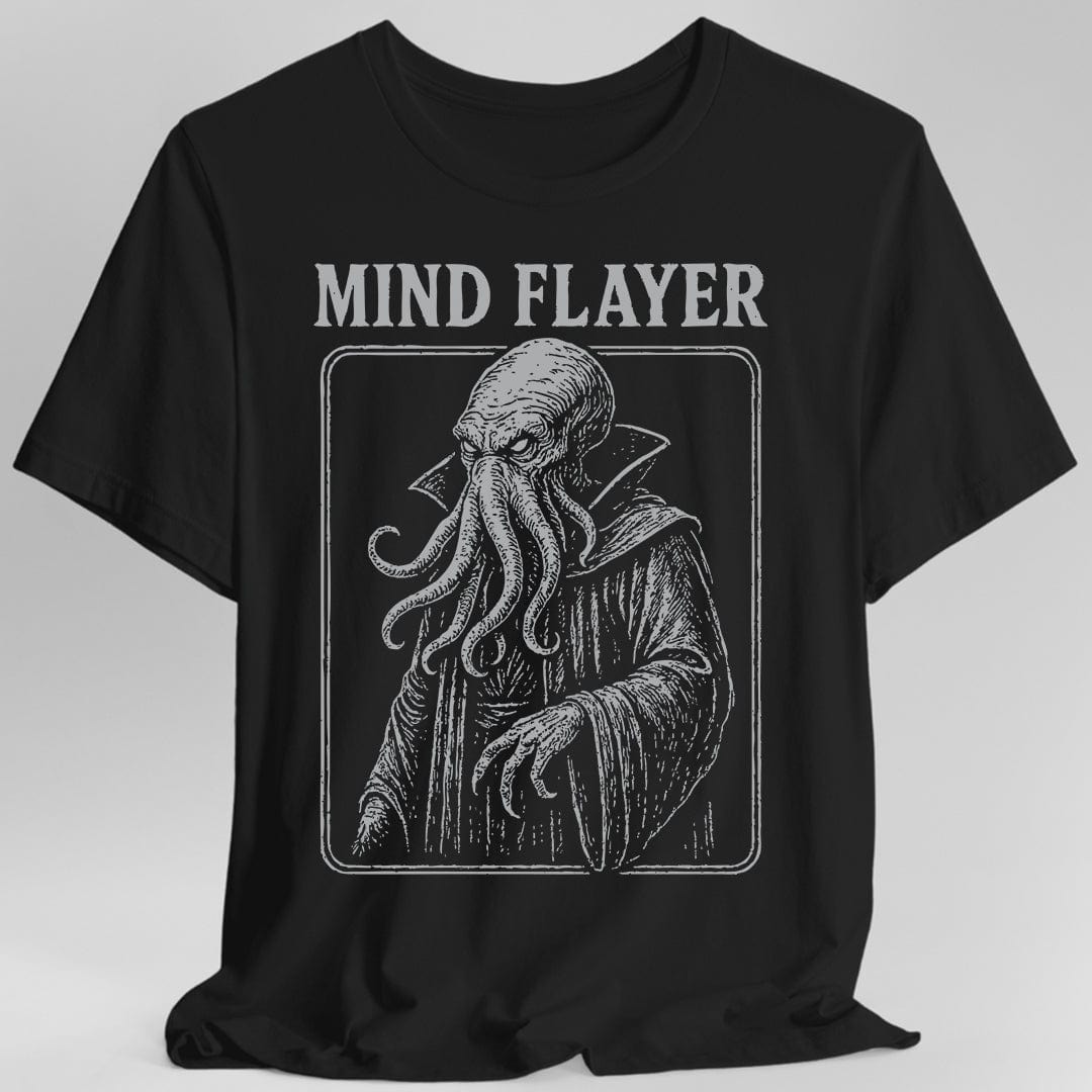 Printify T-Shirt Black / S Vintage Mind Flayer T-Shirt