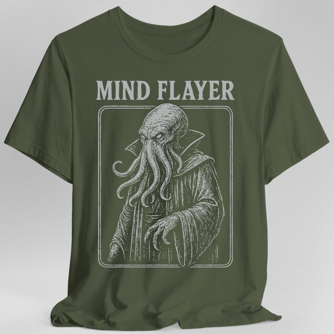 Printify T-Shirt Military Green / S Vintage Mind Flayer T-Shirt