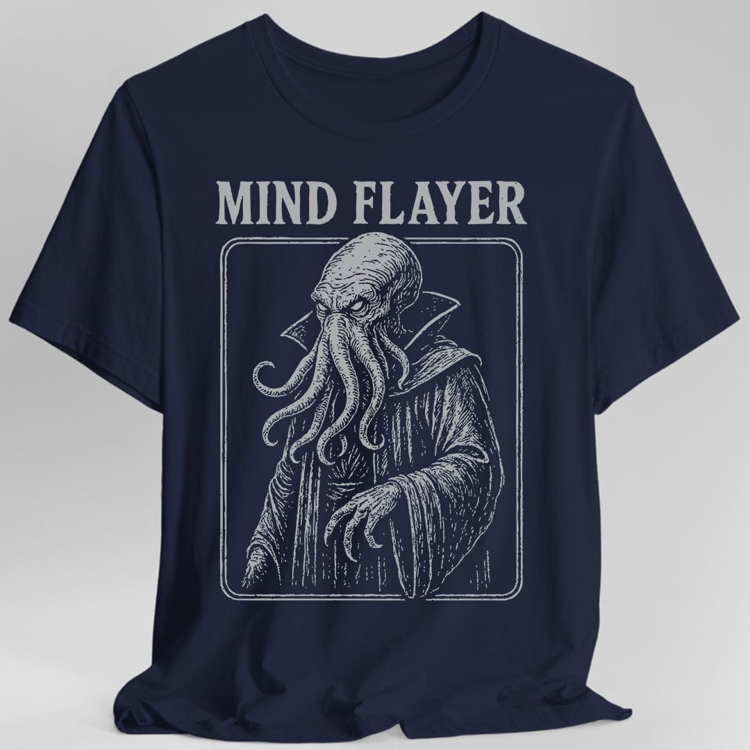 Printify T-Shirt Navy / S Vintage Mind Flayer T-Shirt