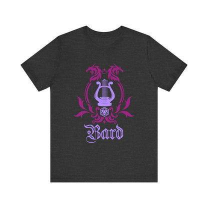 D&D Bard Class Emblem T-Shirt Color: Dark Grey Heather Size: S