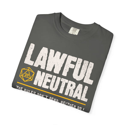 Lawful Neutral Shirt - D&D Alignment T-shirt - Comfort Colors