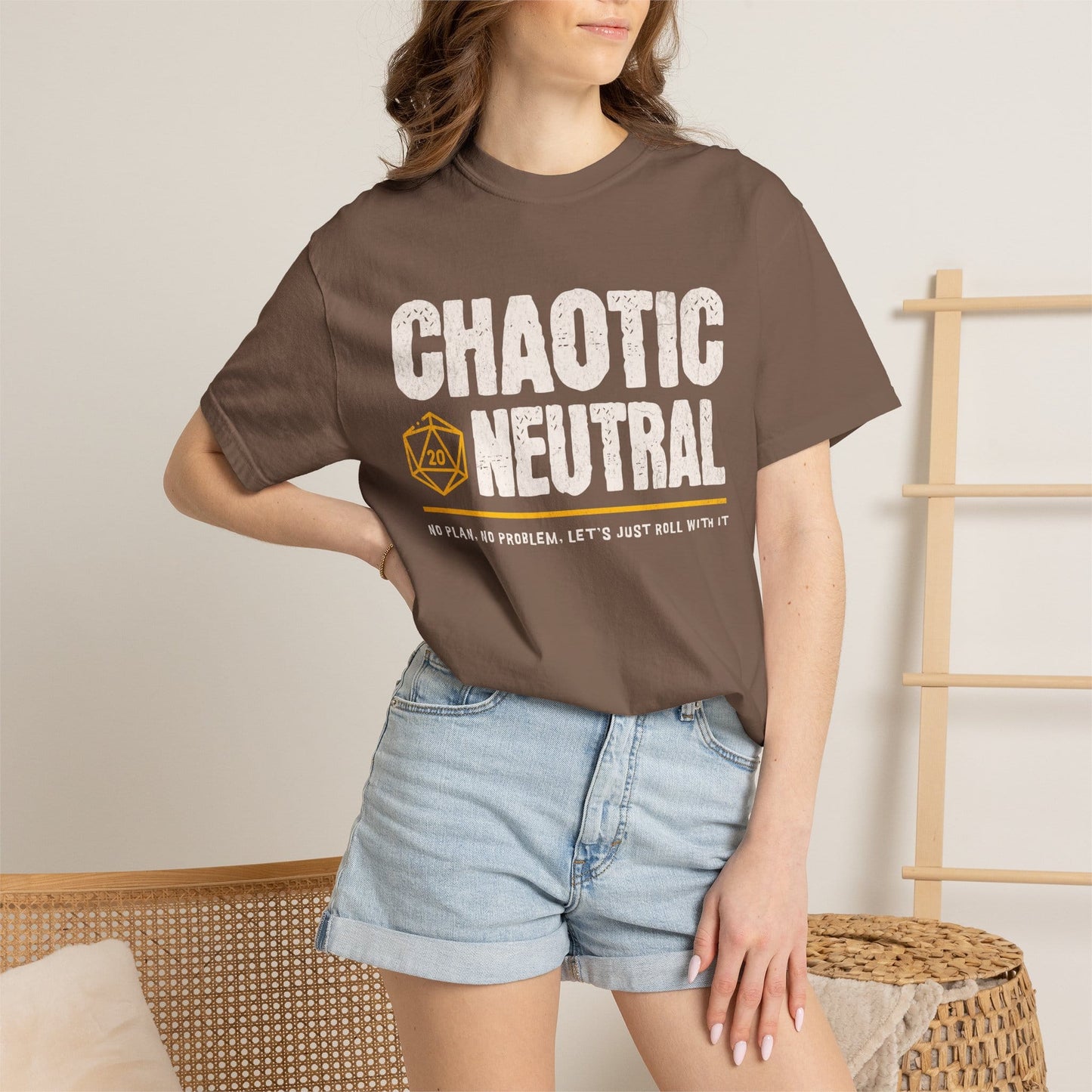 Chaotic Neutral Shirt - D&D Alignment T-shirt - Comfort Colors
