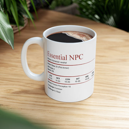 D&D Essential NPC Stat Block Mug