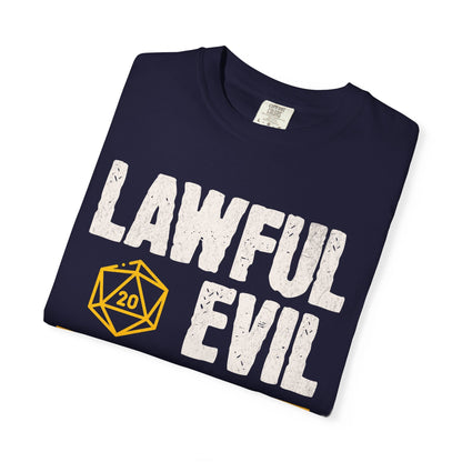 Lawful Evil Shirt - D&D Alignment T-shirt - Comfort Colors