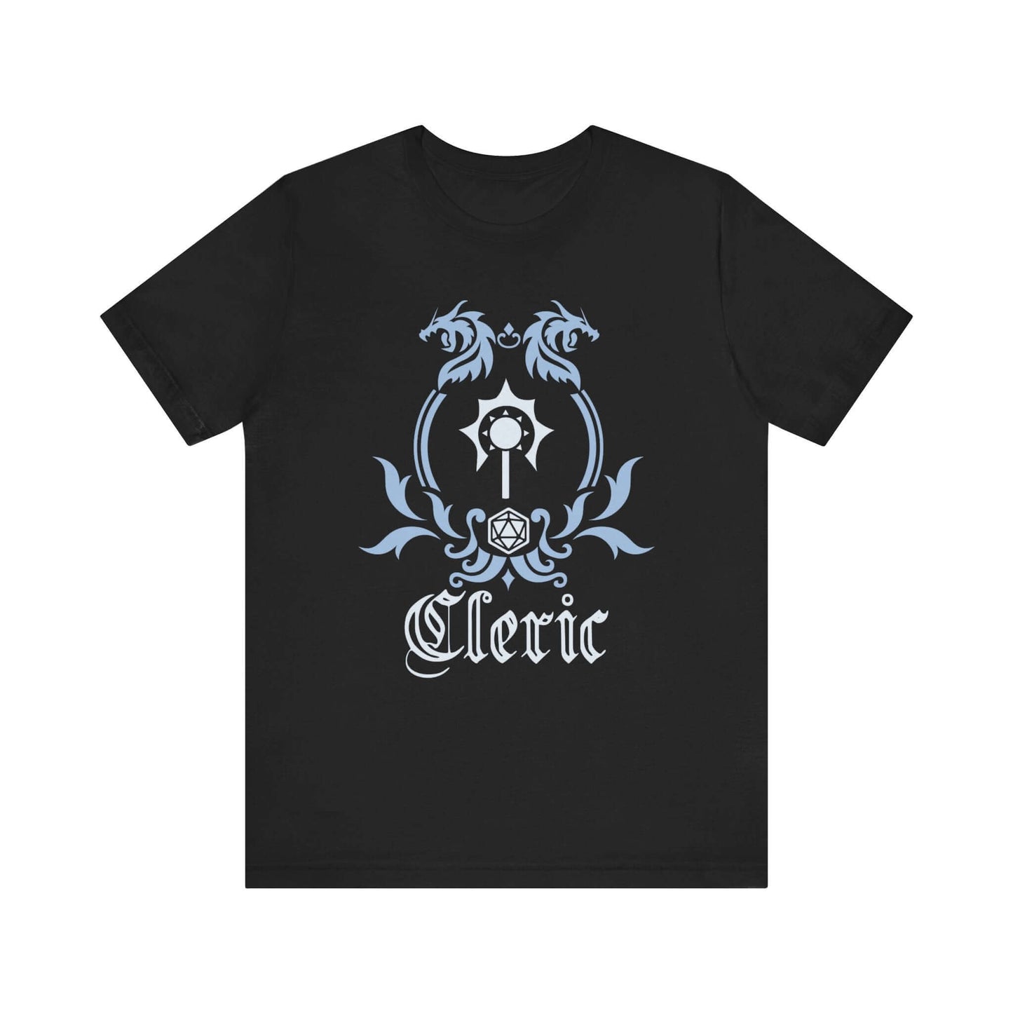 D&D Cleric Class Emblem T-Shirt Color: Black Size: S