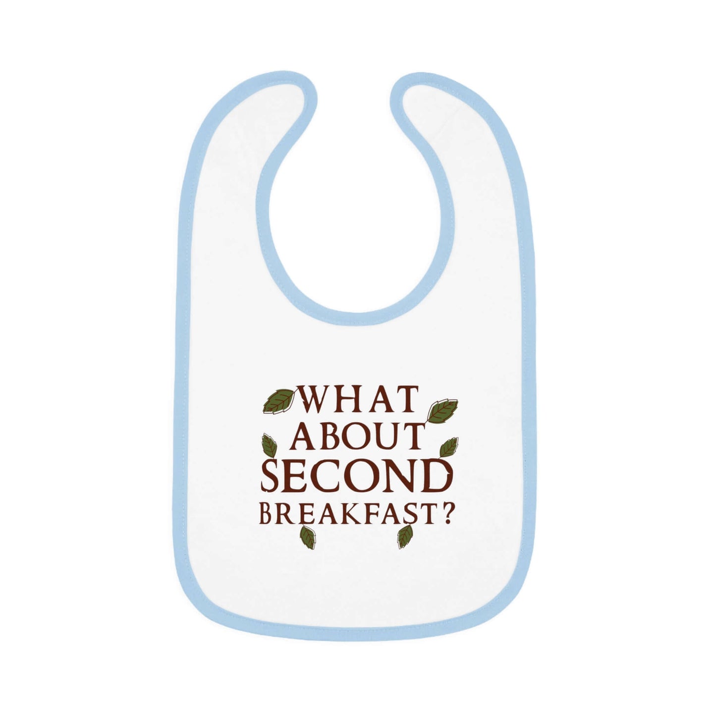 LOTR Baby Bib What About Second Breafkast Color: White/Light Blue Size: One size