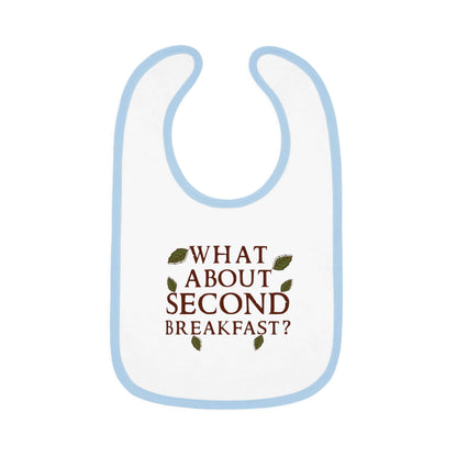 LOTR Baby Bib What About Second Breafkast Color: White/Light Blue Size: One size