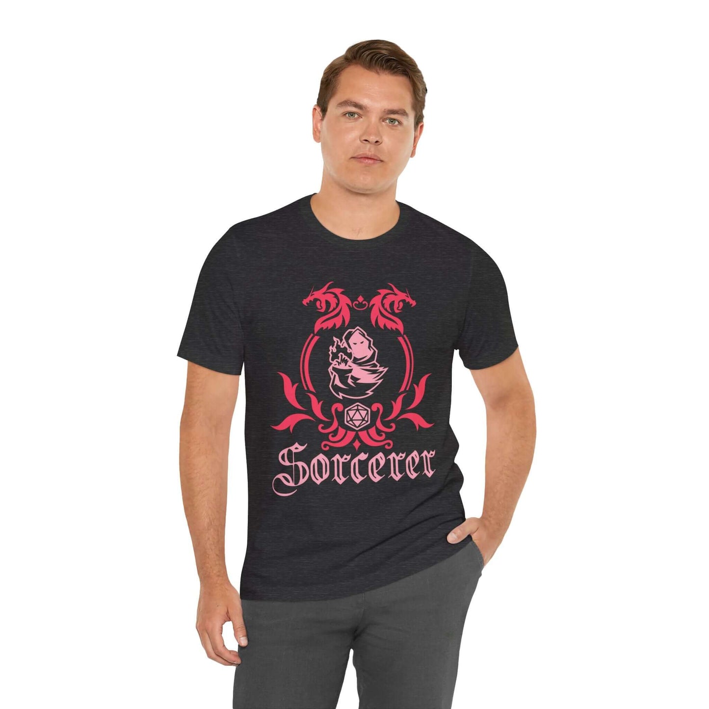 D&D Sorcerer Class Emblem T-Shirt Color: Black Size: S