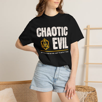 Chaotic Evil Shirt - D&D Alignment T-shirt - Comfort Colors