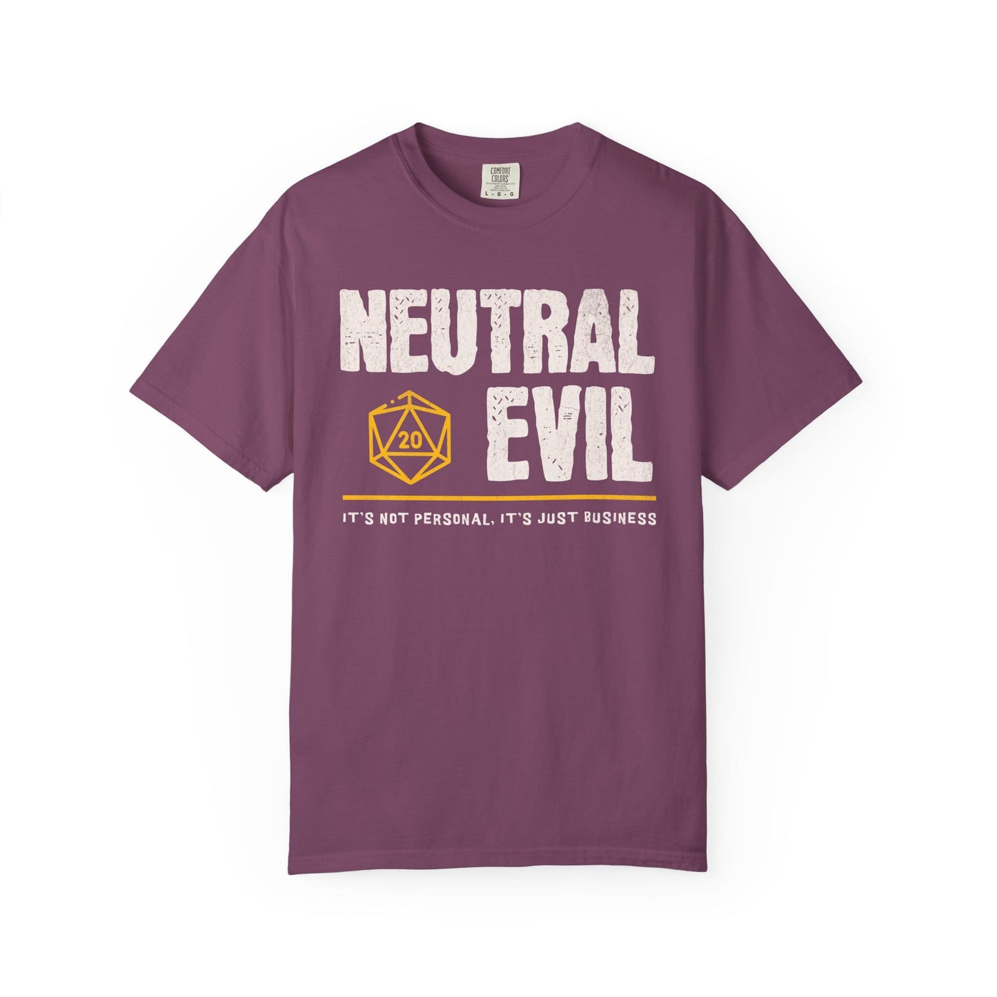 Neutral Evil Shirt - D&D Alignment T-shirt - Comfort Colors