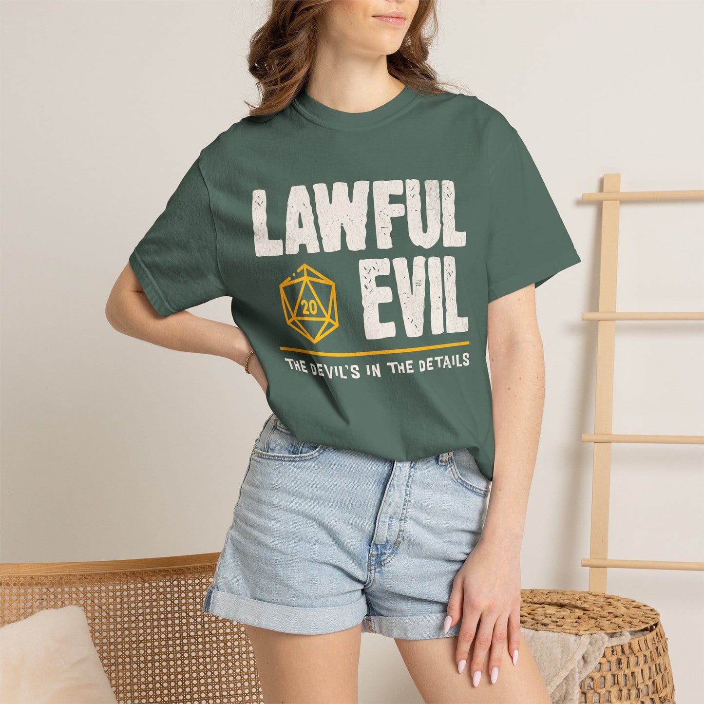 Lawful Evil Shirt - D&D Alignment T-shirt - Comfort Colors
